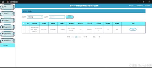 基于ssm vue基于技術的招聘網站系統設計與開發